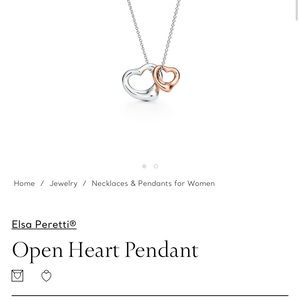 Tiffany&Co Open Heart Pendant
